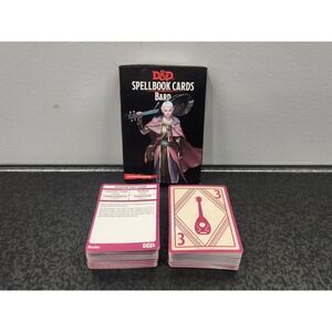 Dungeons & Dragons Spellbook Cards Bard D&D Gale Force Nine, 118 Cards ~ READ